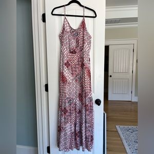 One Company Maxi Geometric Bohemian Style Dress